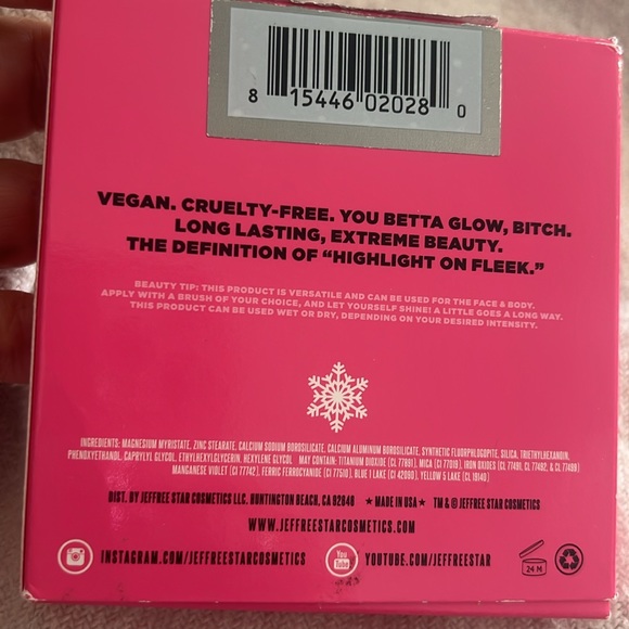 Jeffree Star Skin Frost MINT CONDITION NIB - Picture 5 of 5